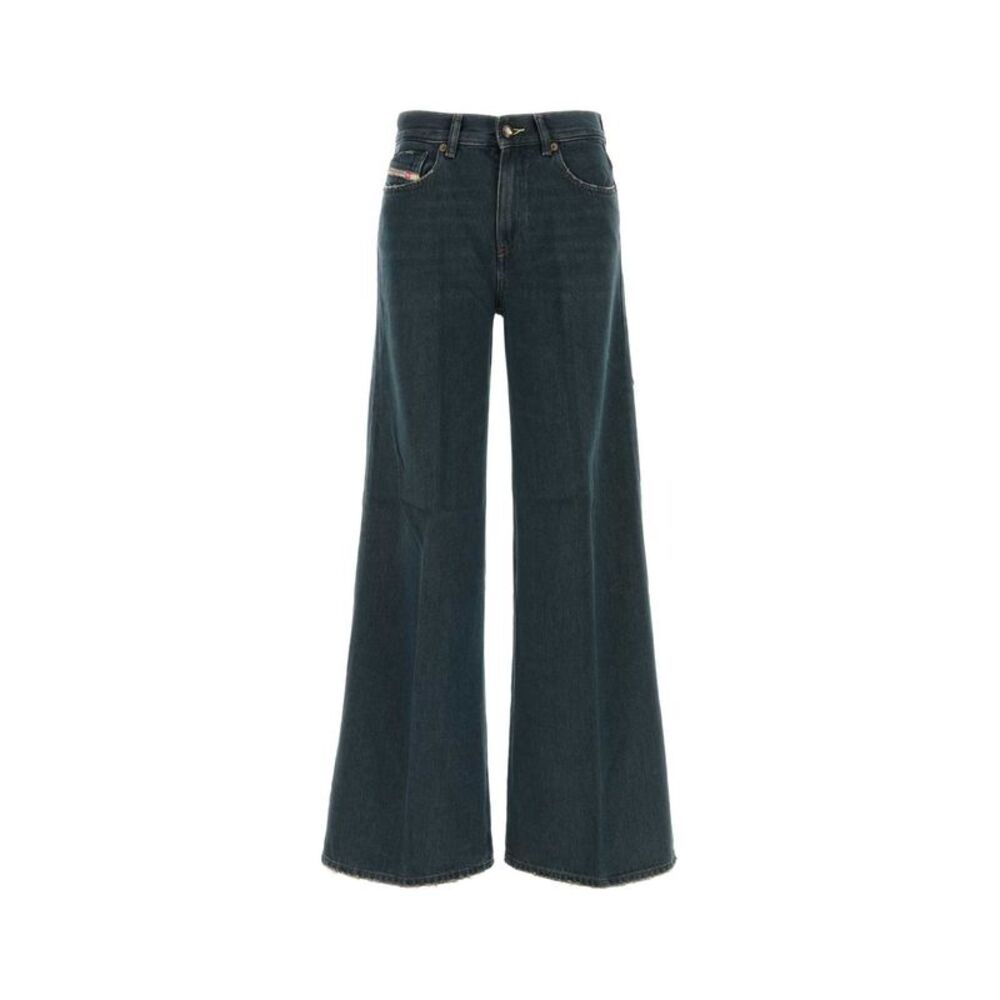 Diesel Women Denim D-Akemi Wide-Leg Jeans